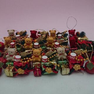 【値下げ】780円→598円クリスマスオーナメント★くまちゃん10個&リンゴ8個の画像
