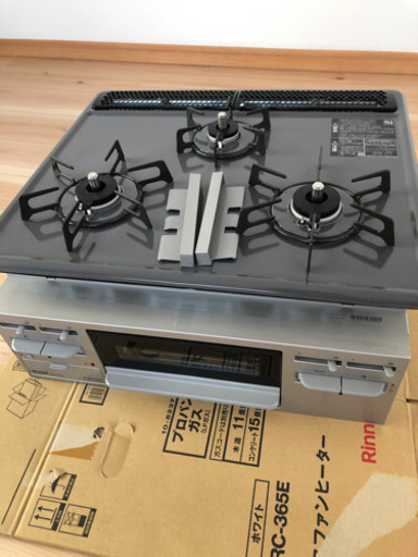 リンナイ　システムキッチン用ビルトインガスコンロ新品未使用