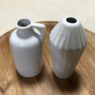 【IKEA】スミッカ　造花ブーケ3点セット　花瓶付きの画像