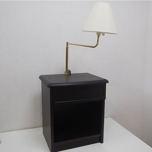 フランスベッド France Bed ナイトテーブル ベッド サイドテーブル Night Table ミディアムウォールナット 新品4万円程度 (FA19)