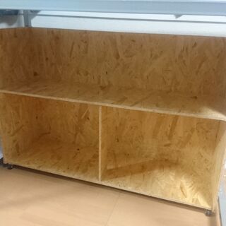 【取引終了】ラック付き パソコンデスク オフィスデスクの画像