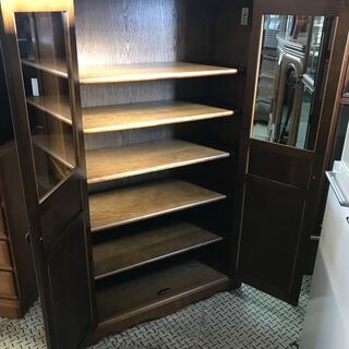 【愛品館八千代店】えぞ民芸　書棚　北海道家具【愛八GS】の画像