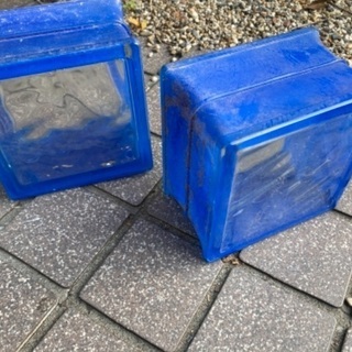 ガラスブロック　2個セット