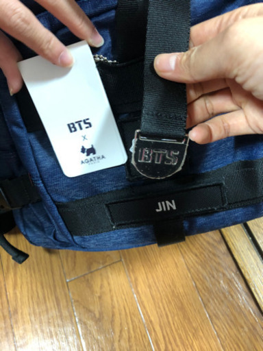 リュック★BTS★アガサ★ネイビー　防弾少年団
