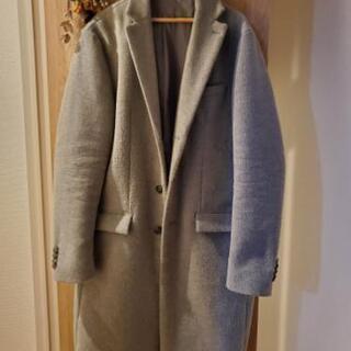 グローバルワーク　チェスターコート ロングコート グレー