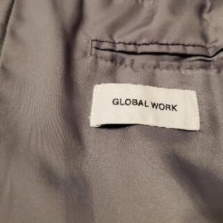 グローバルワーク　チェスターコート ロングコート グレーの画像