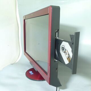 送料無料 レッド 1台限定 中古良品 一体型PC 23インチ フルHD FH77/DD 第2世代Core i7 8GB 2TB ブルーレイ 無線 カメラ Windows10 LibreOfficeの画像