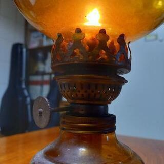 価格相談致します　　アンティーク灯油ランプの画像