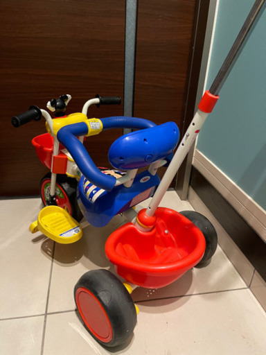 【美品】ミッキーマウス ピープー三輪車 アイデス㈱【中古】 アイデス 三輪車 ミッキー おもちゃの中古が安い！激安で譲ります 