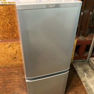 【管理KRR228】MITSUBISHI 2020年 MR-P15E-S1 146L 2ドア 冷凍冷蔵庫