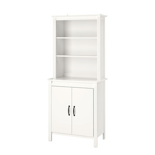 IKEA　BRUSALI ブルサリ　ハイキャビネット 扉付, ホ...