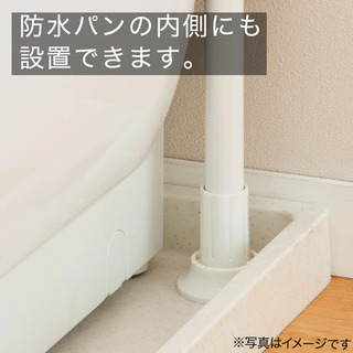 ランドリーラック　つっぱり洗濯機ラックの画像