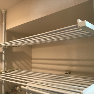 ランドリーラック　つっぱり洗濯機ラックの画像