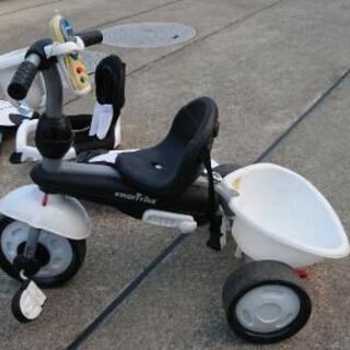 スマートトライク 持ち手付き三輪車 牛柄 (ななた) 新清洲の子供