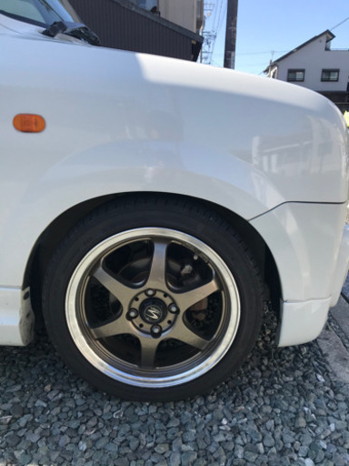 ナット　オマケ　タイヤ　ホイール　S-HOLD 15-5J 100 4H +45   GOODYEAR 165/50R15  2019年製中古4本