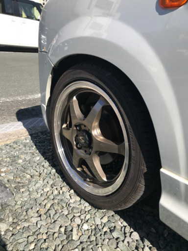 ナット　オマケ　タイヤ　ホイール　S-HOLD 15-5J 100 4H +45   GOODYEAR 165/50R15  2019