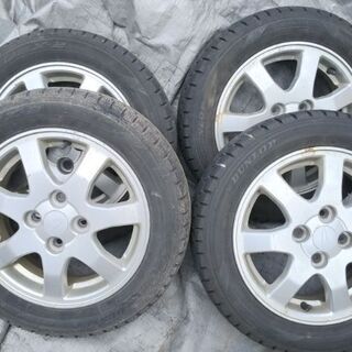 【取引中】ダイハツ 14インチ 155/65R14 山アあり ス...