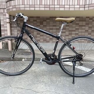 【お話し中】ＭＥＲＩＤＡ　クロスバイク　CROSSWAY 　ギア３×７　ブラックの画像