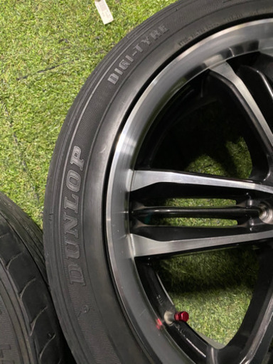 WREST 18インチ ホイール タイヤ 7.5J オフセット＋48 225/45R18 アルミホイール PCD114.3 5穴