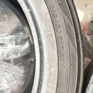215/50R17 YOKOHAMA2本ブリジストン2本　サマータイヤの画像