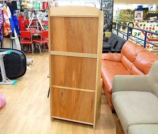 コクヨ キャビネット 幅60×奥行44×高さ148cm マルチラック 棚 木製 ナチュラル 可動棚 収納家具 KOKUYO ☆ 札幌市 清田区 平岡