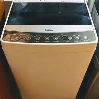 30日迄☆2017★美品 中古★4.5kg洗濯機【JW-C55A-K】I046 中古/SA-JWC45AK/洗濯機/2017年モデル/4.5kg/Haier/ハイアール/JW-C45A