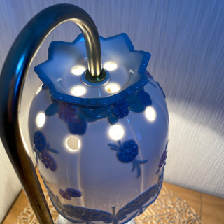 お洒落　卓上電気スタンド　陶器製 値下げの画像