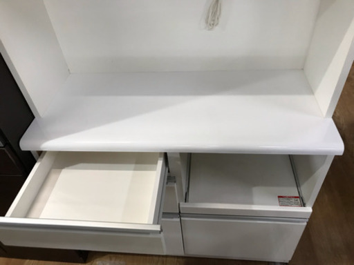 レンジボード  ホワイト 幅100cm 中古