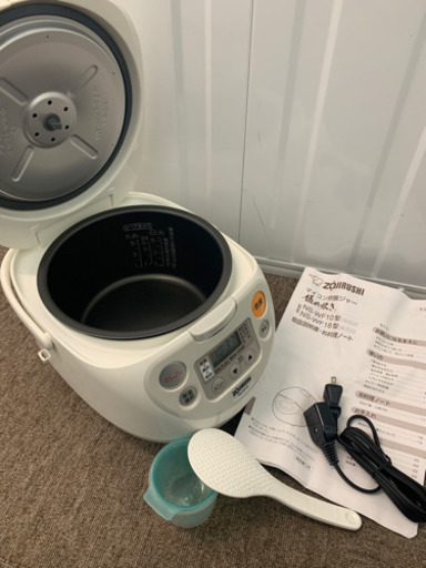 美品）炊飯器ZOJIRUSHI NS-WF10-WB