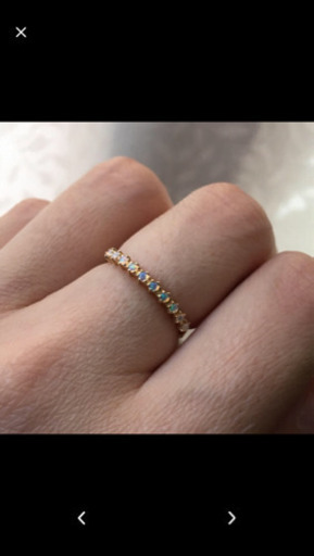 agete オパールハーフエタニティリング　アガットクラシック