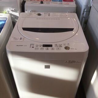 【安心６カ月保証付】SHARP 全自動洗濯機 ES-G4E3-KW 2016年製 【ﾄﾚﾌｧｸ桶川店】