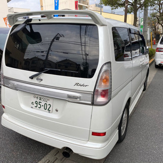 ニッサンセレナライダー　車検付き　ディーラーメンテ車両の画像
