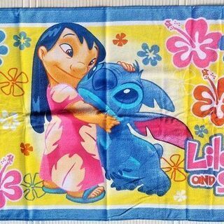 リロ＆スティッチバスタオルの画像