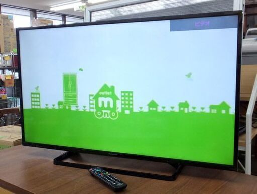 訳有り】43型液晶 2017年製 TH-43D305 Panasonic ビエラ 43インチテレビ TV 札幌市西区西野
