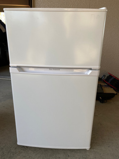 2ドア冷凍/冷蔵庫　90L