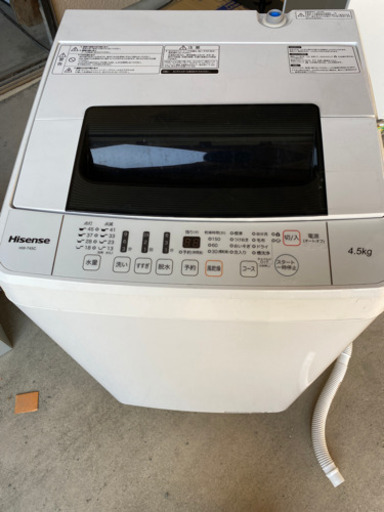 格安洗濯機　2019年製