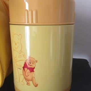 プーさんの保温式お弁当箱&フランフランのスープポットの画像