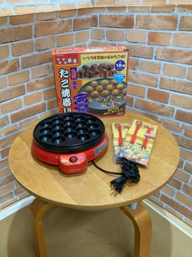 中古電気たこ焼き器\u0026新品ピックセット