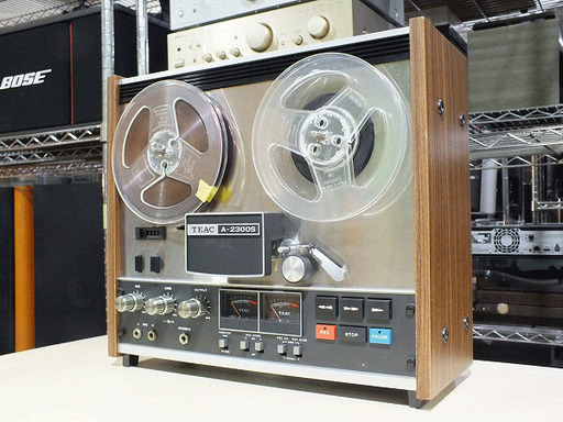 【苫小牧バナナ】TEAC/ティアック 4トラック 2チャンネル ステレオ オープンリールデッキ A-2300S 中古 動作OK♪