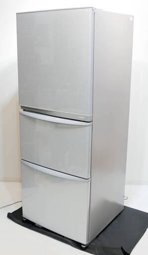 綺麗★東芝　TOSHIBA 340L 3ドア ノンフロン冷凍冷蔵庫 GR-E34N(SS) 自動製氷　買取帝国朝霞店