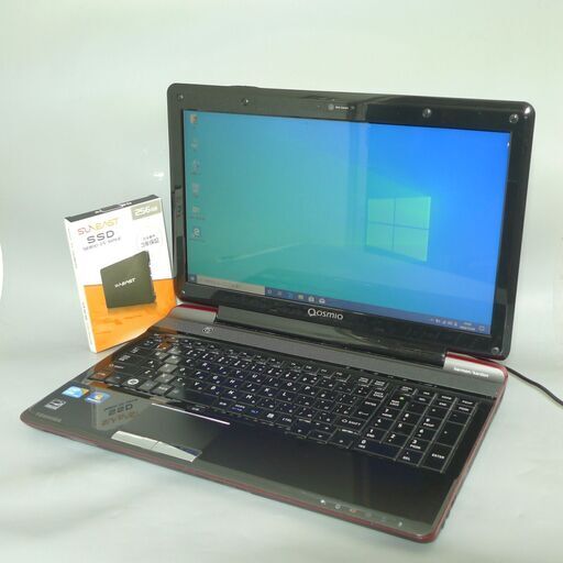 送料無料 新品SSD256GBノートパソコン 中古良品 15.6型 東芝 V65/86L Core i3 4GB Blu-ray 無線 カメラ Windows10 テンキー付 LibreOffice