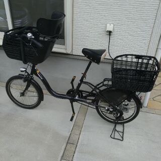 ママチャリ　前専用子供シート付！20インチ