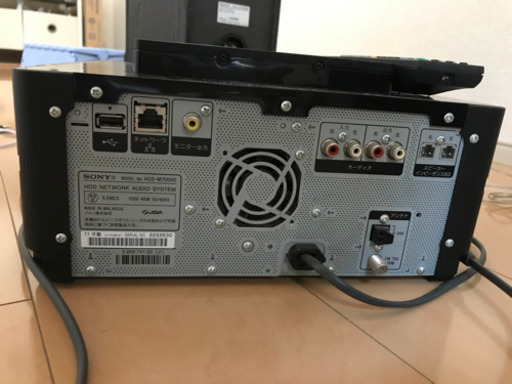 【HDDコンポ 160GB】オーディオ、スピーカー SONY NAS-M700HD