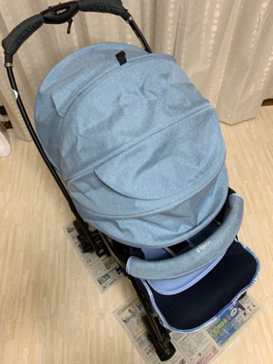 【限定色】ピジョン A型ベビーカー ランフィ ra9 ノールシアン