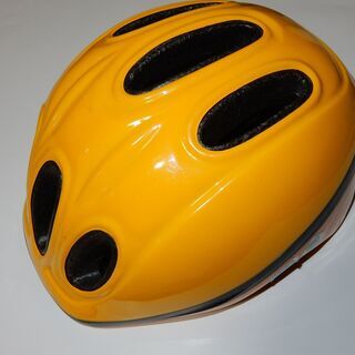 幼児用自転車ヘルメット 黄色 49-54cm OGK製 オマケでもう1個の画像