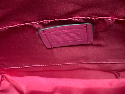コーチCOACHシグネチャーピンク