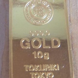 ☆K24 24金 徳力 TOKURIKI ゴールドバー 10g ...