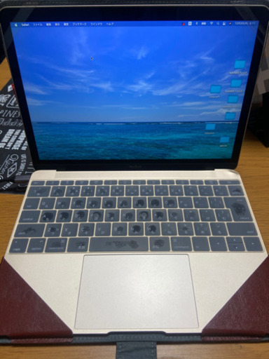 MacBook 12inch 2016年モデル 大容量SSD500GB！軽量！おまけのカバー付き、動作良好ですが軽い凹みあり