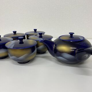 店頭販売済🔽年末セール♪♪九谷焼　急須　湯呑5客セット🔽 