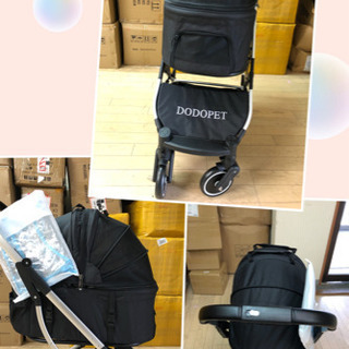 新品多機能ペットバギーレインカバー付